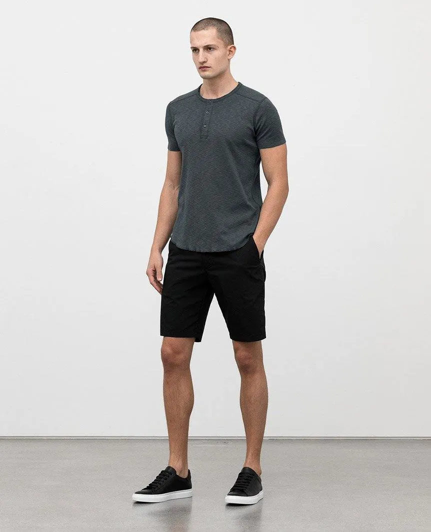 1x1 Slub Short Sleeve Henley Shadow