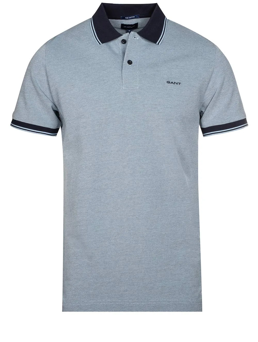 4-colour Oxford Pique Shortsleeve Gentle Blue