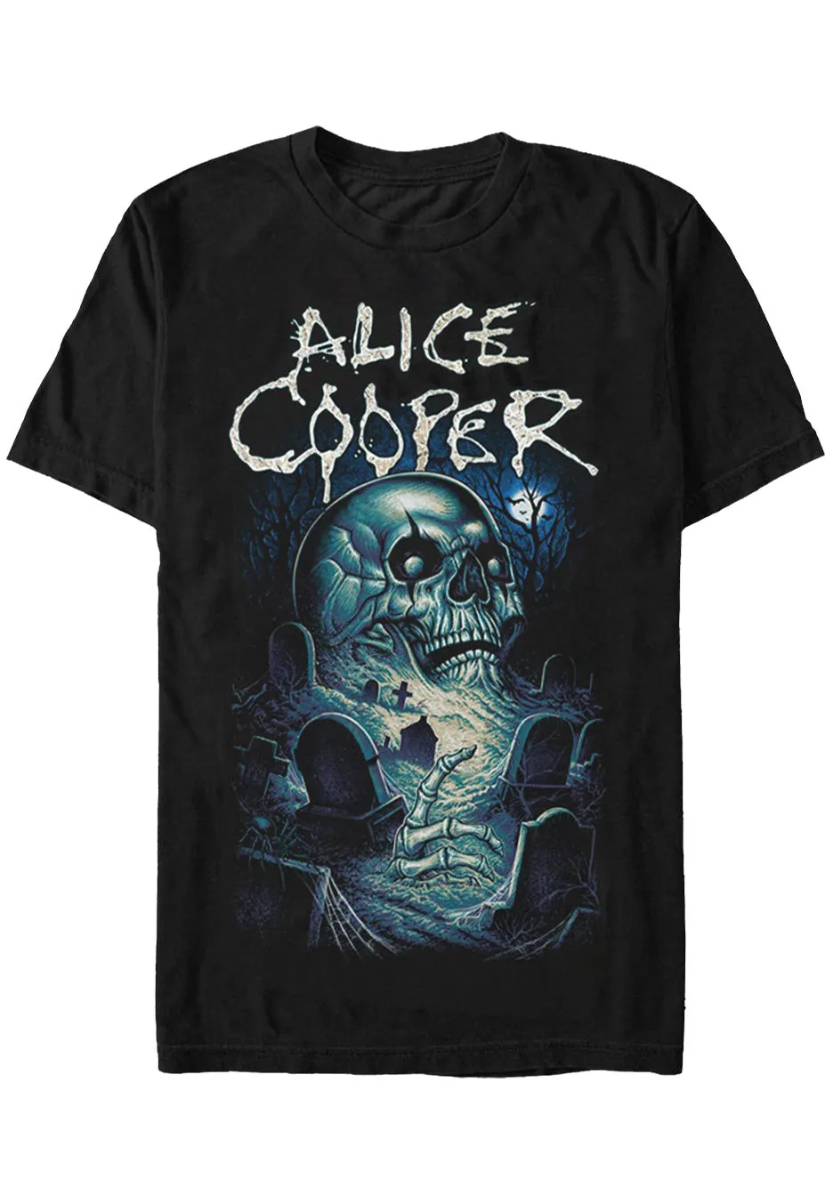 Alice Cooper - Graveyard Blue - T-Shirt