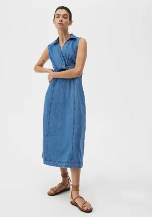 Amiko Denim Dress_Blue