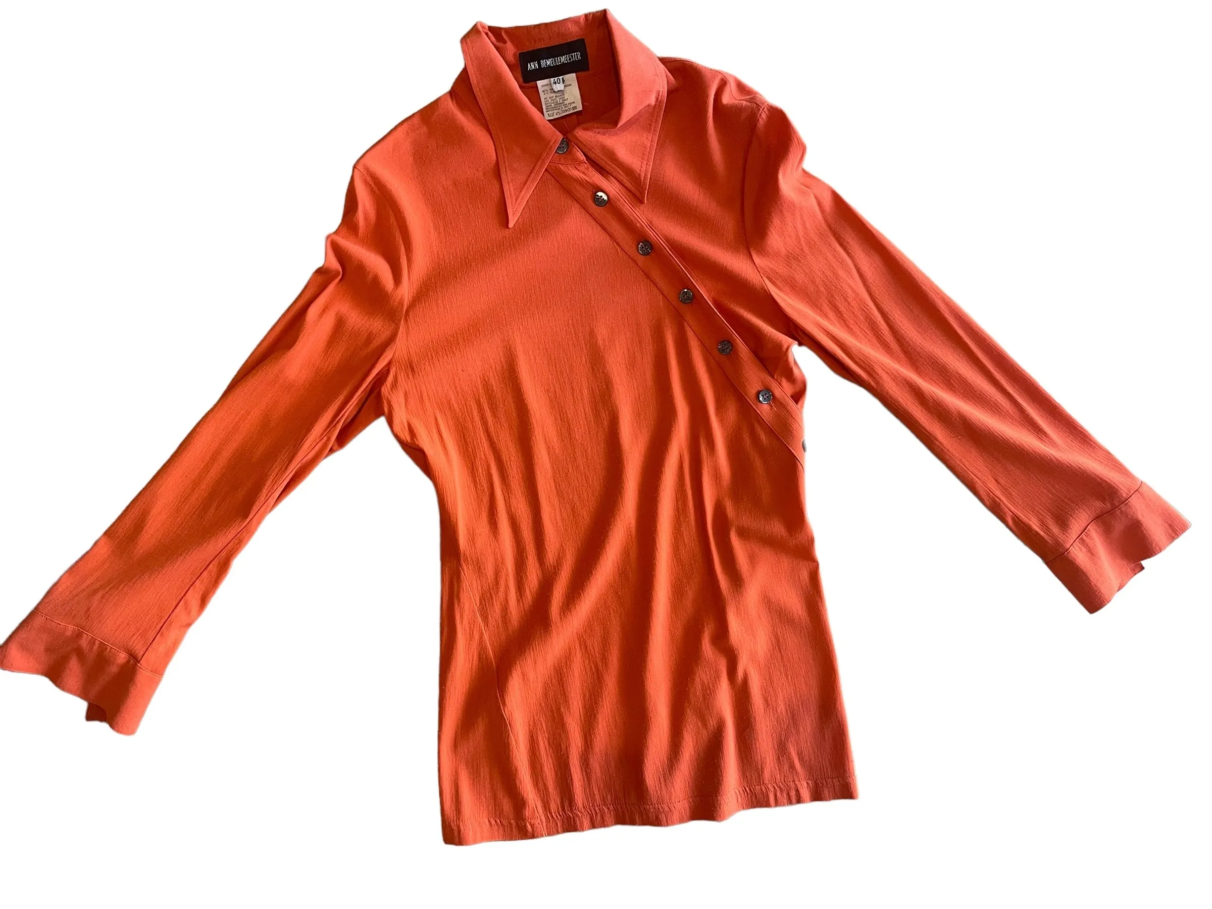 Ann Demeulmeester Orange Blouse