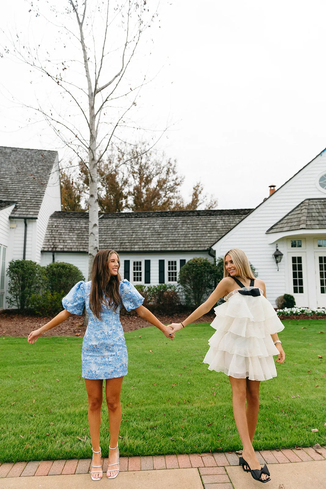 Avery Ruffle Dress - Cream