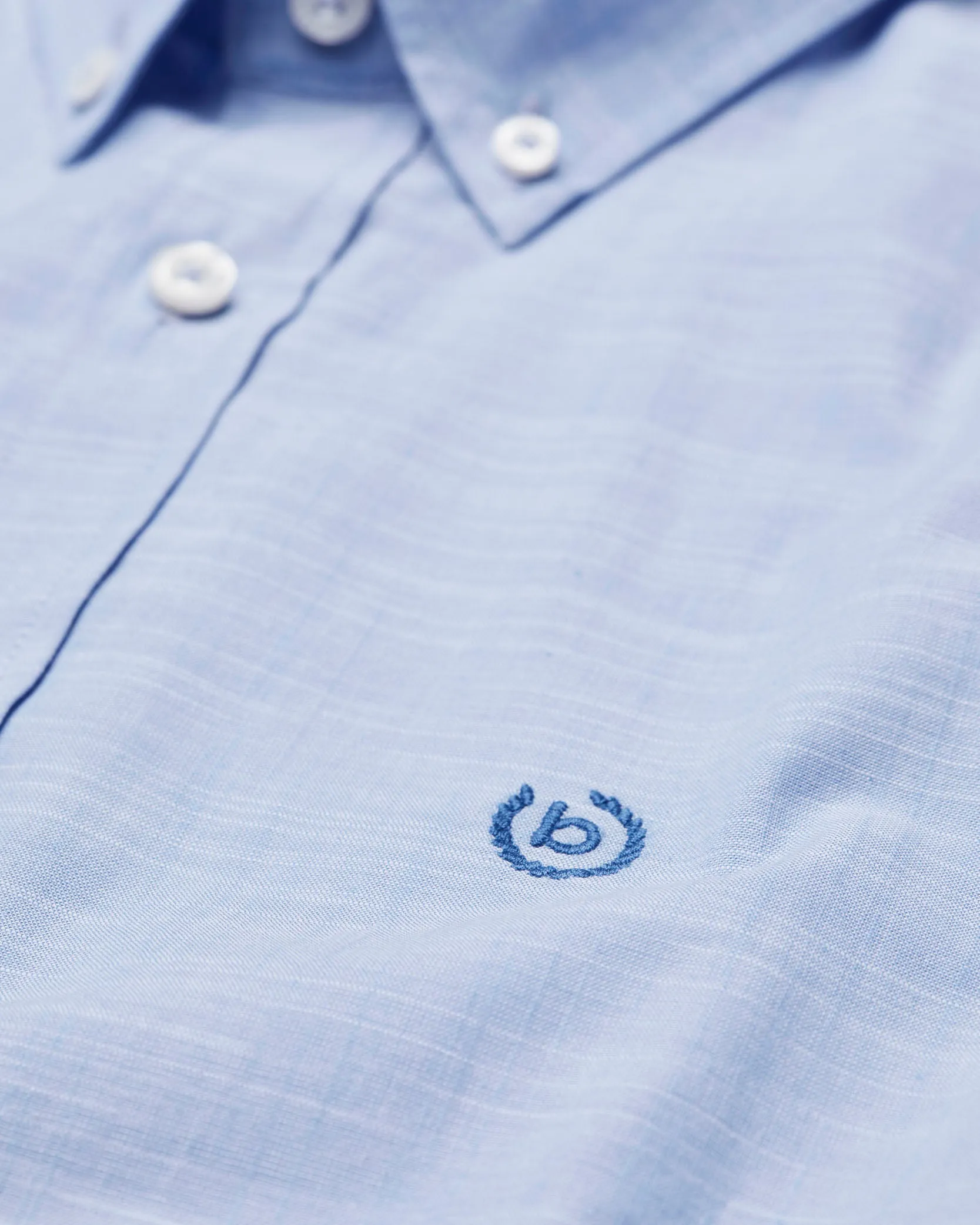 Bugatti Short Sleeve Casual Shirt - Blue