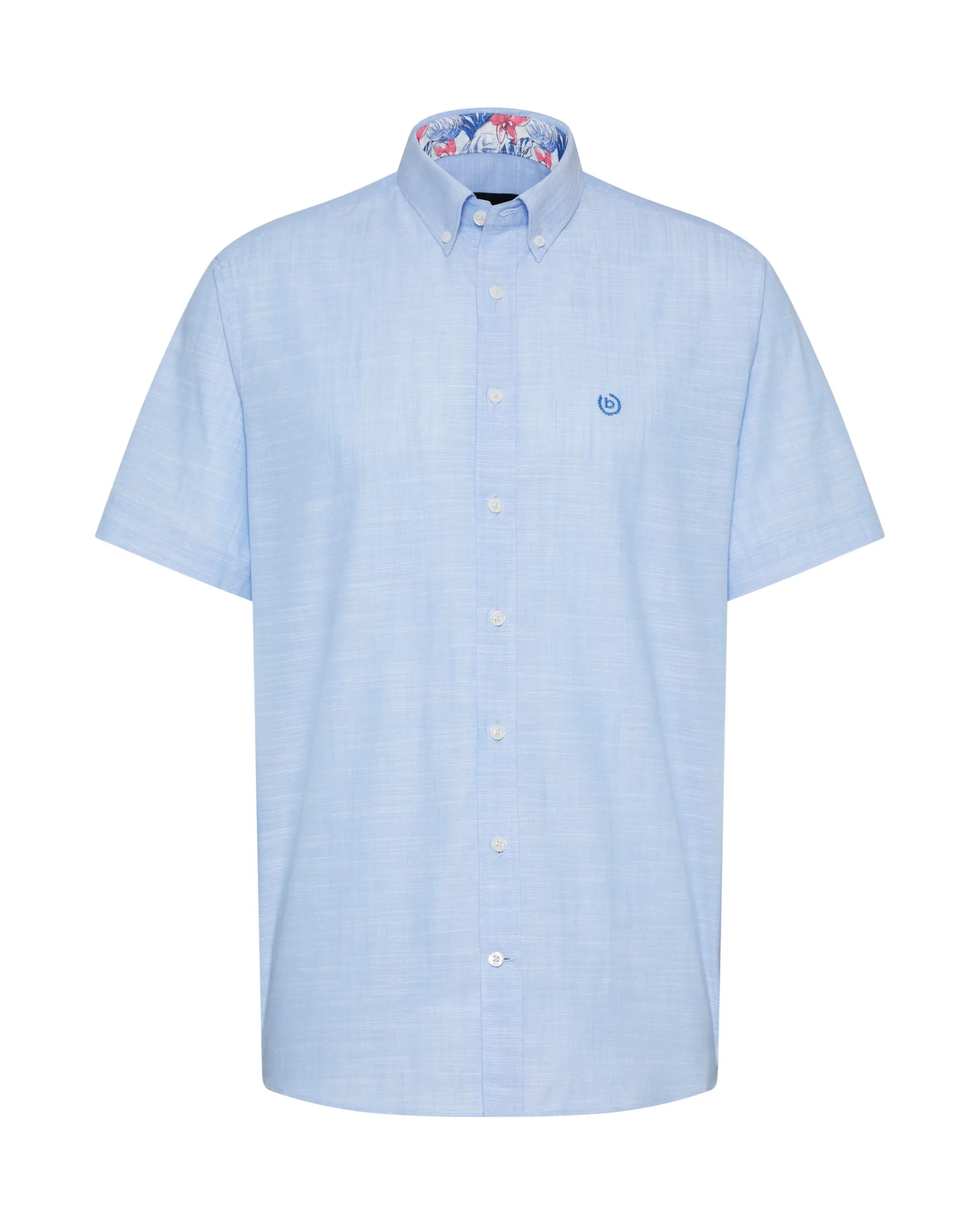 Bugatti Short Sleeve Casual Shirt - Blue