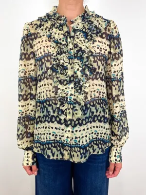 Clio Blouse in Mariposa