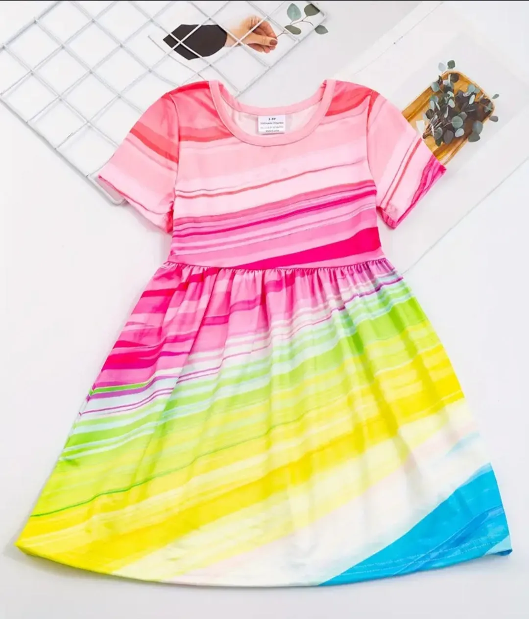 Colorful Stripe Dress