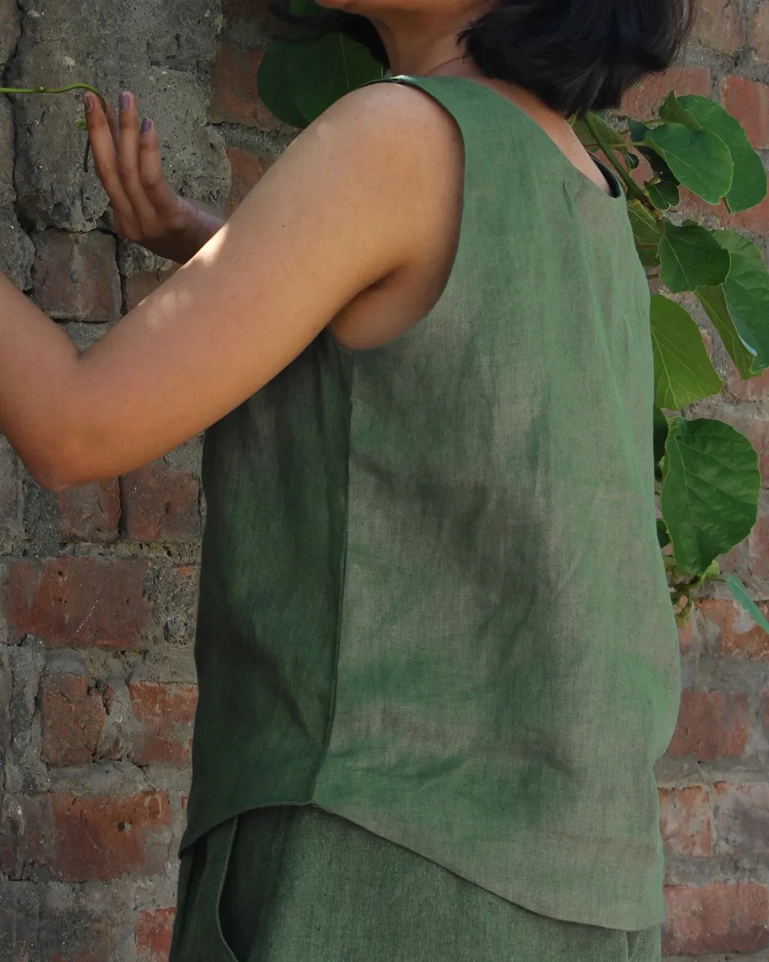 Dawn Sleeveless 100% Hemp Top