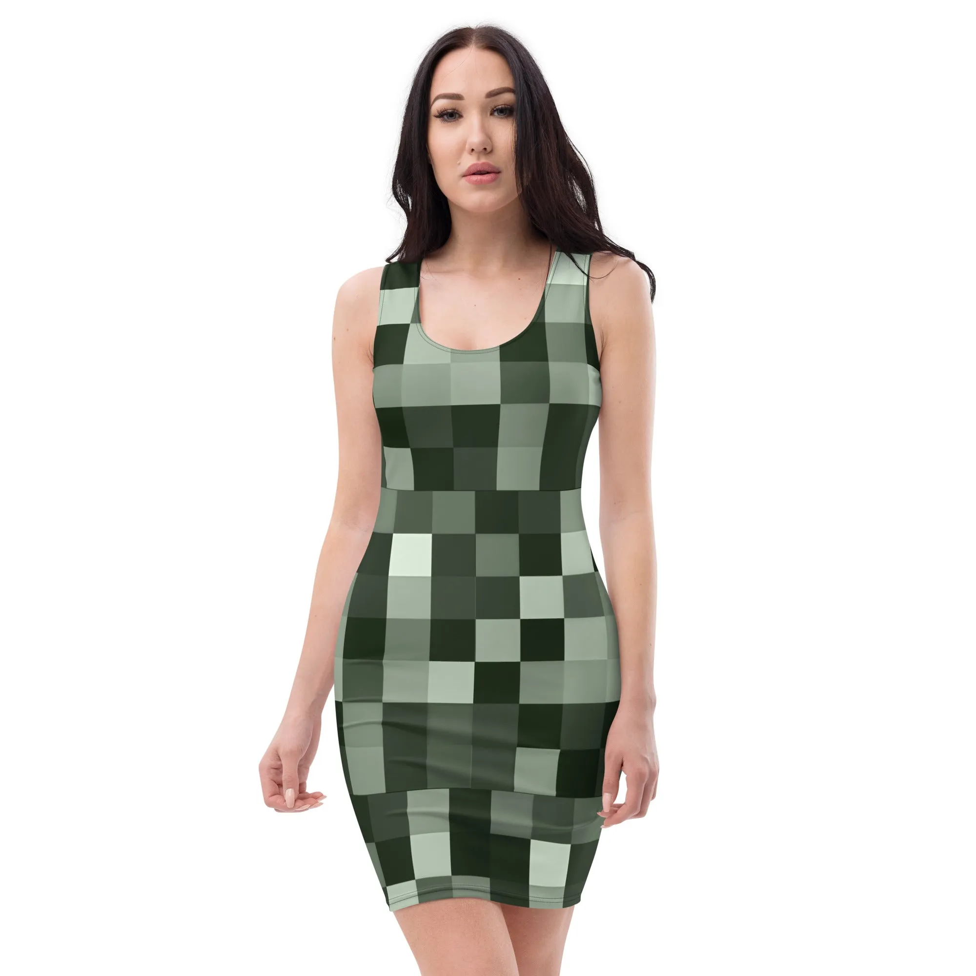 DTI Drab Pixel Camo Cut & Sew Dress