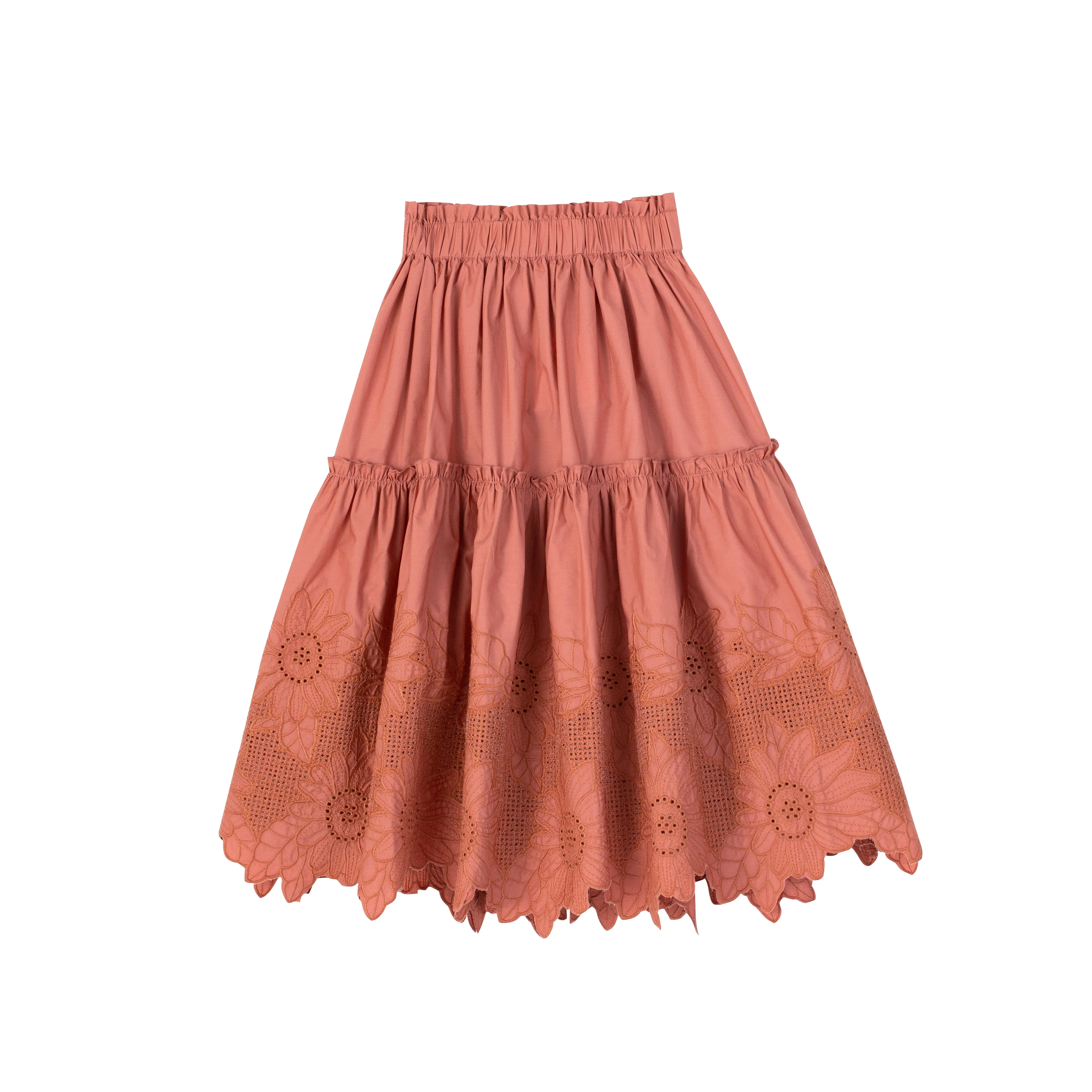 Elena Skirt-Terracotta