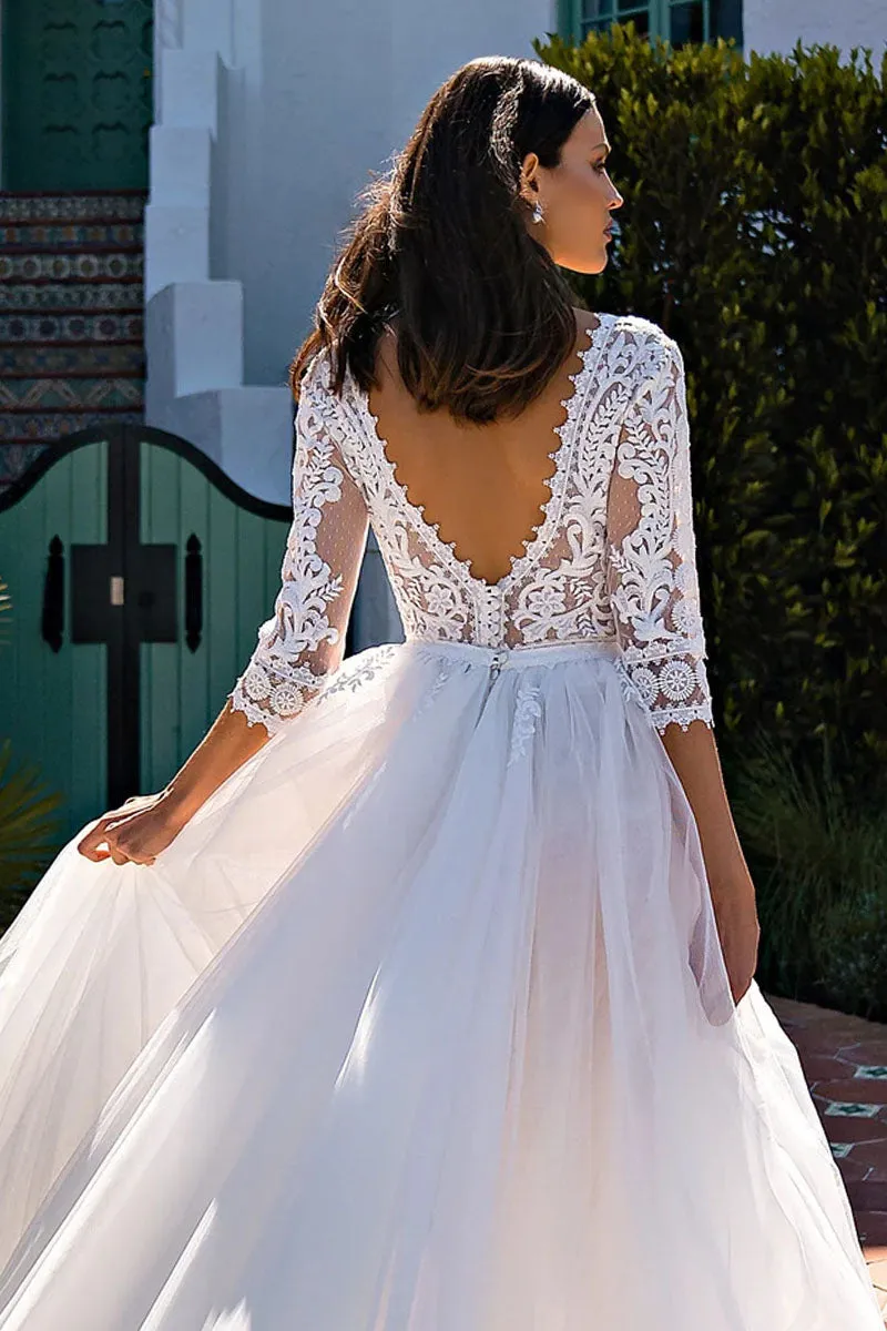 Forever Romantic Ethereal Lace Wedding Dress