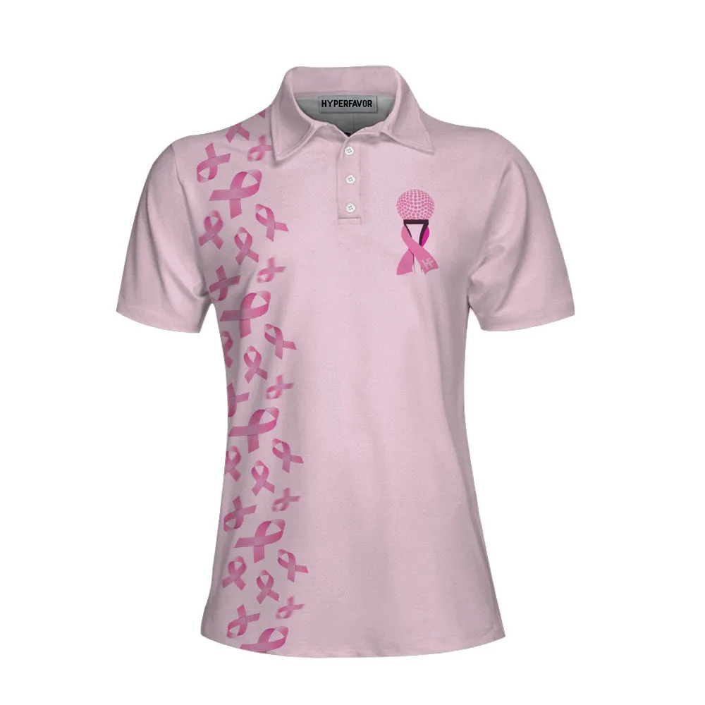 In October We Wear Pink Short Sleeve Women Polo Shirt Coolspod