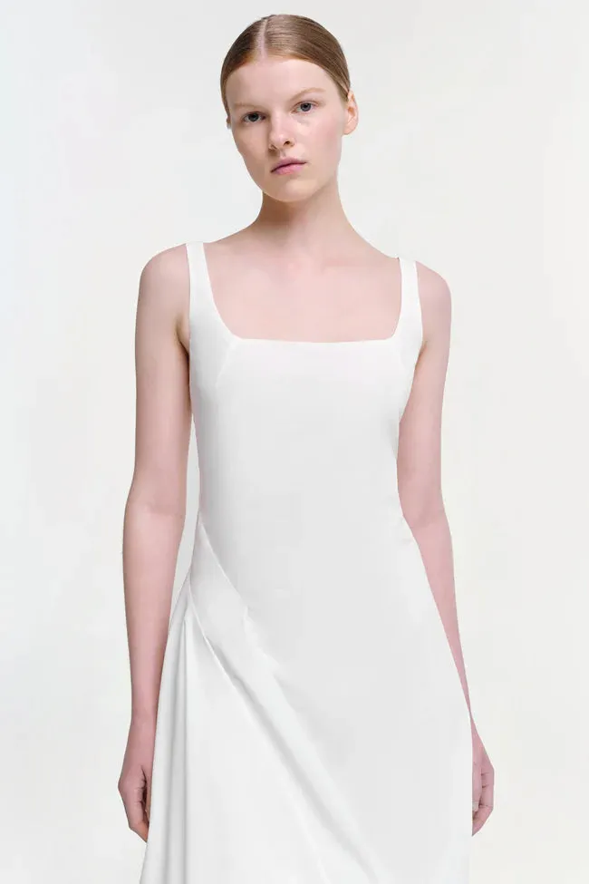 Jonathan Simkhai Olivia Draped Mini Dress White