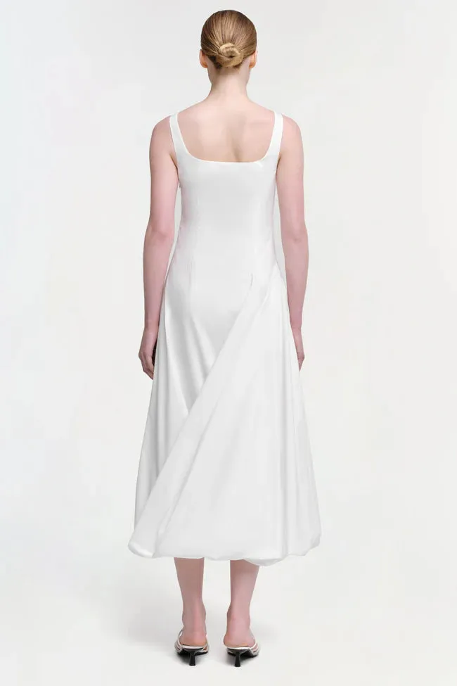 Jonathan Simkhai Olivia Draped Mini Dress White