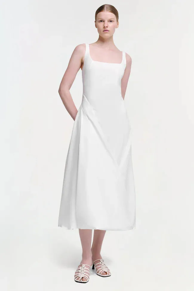 Jonathan Simkhai Olivia Draped Mini Dress White