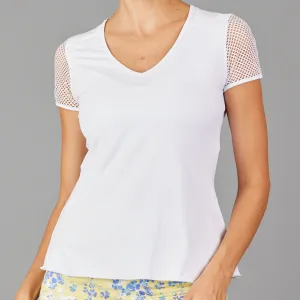 Lively Short-Sleeve Top (white)