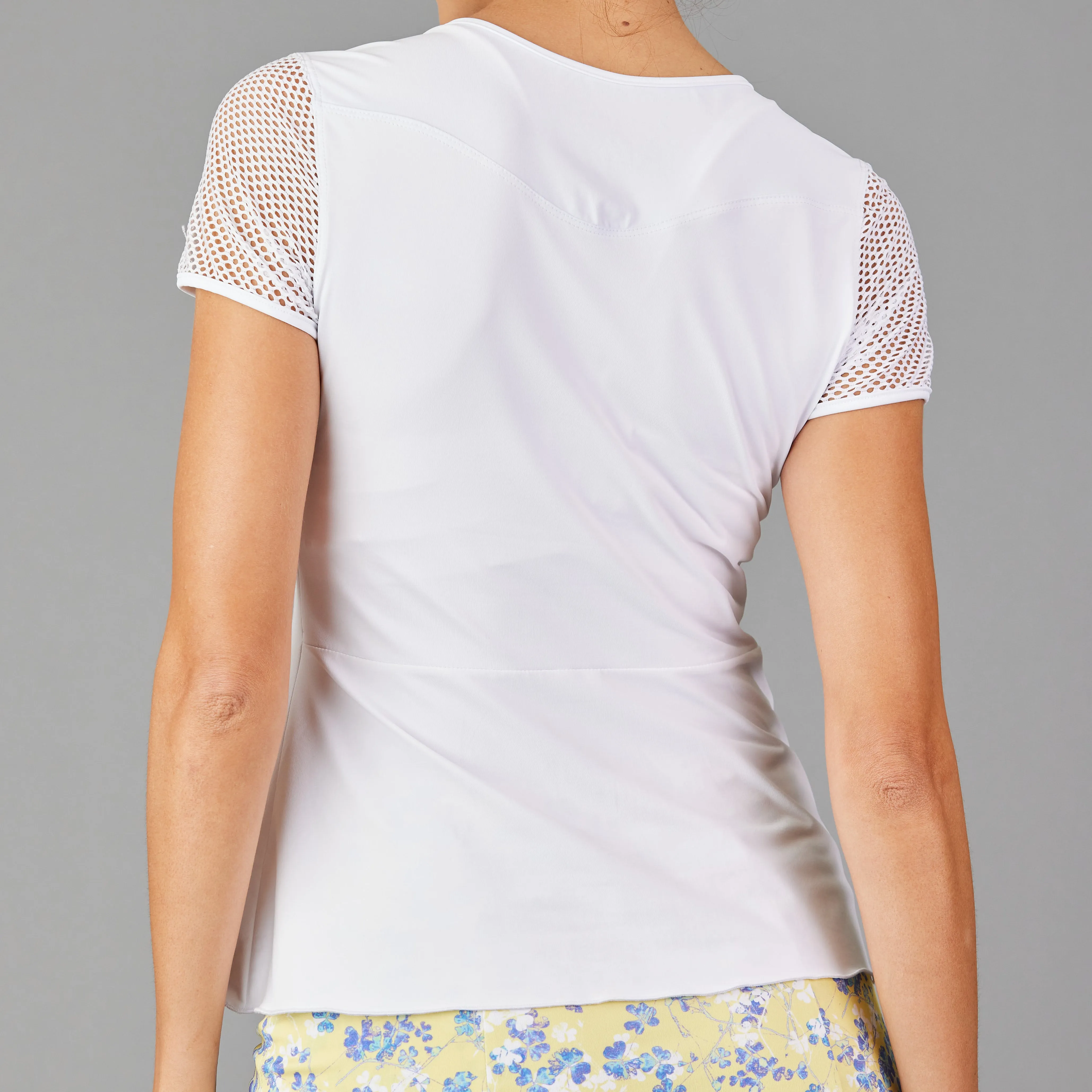 Lively Short-Sleeve Top (white)