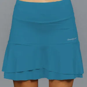 Long Basic Skort (teal)