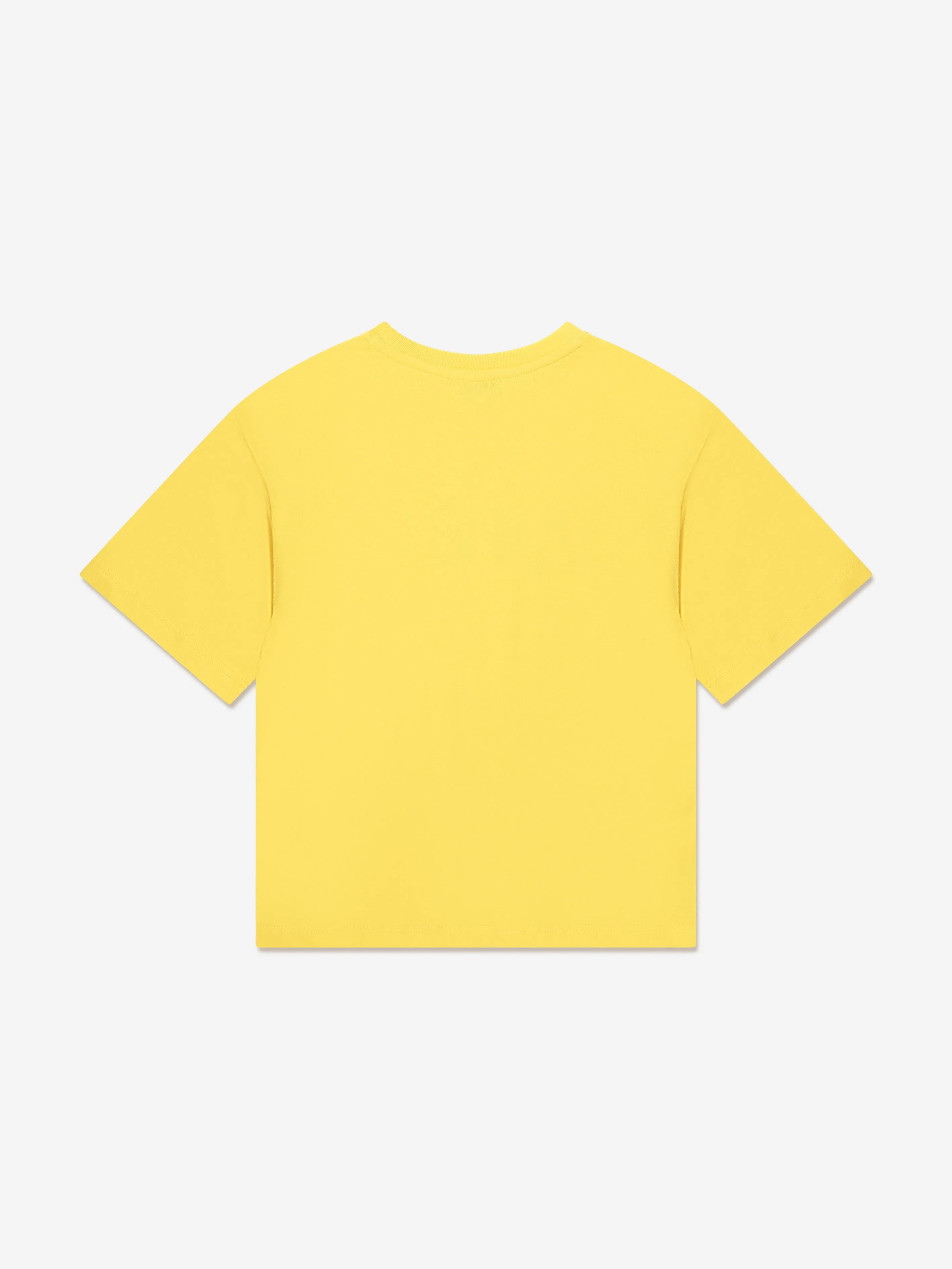 MARC JACOBS Boys Logo Print T-Shirt in Yellow