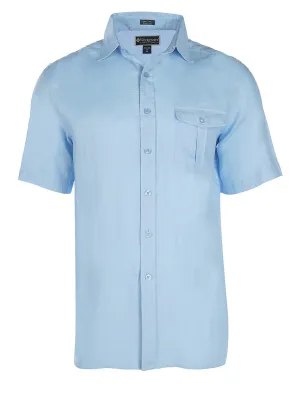 Men's Linen Shirt - Cook Island Short Sleeve