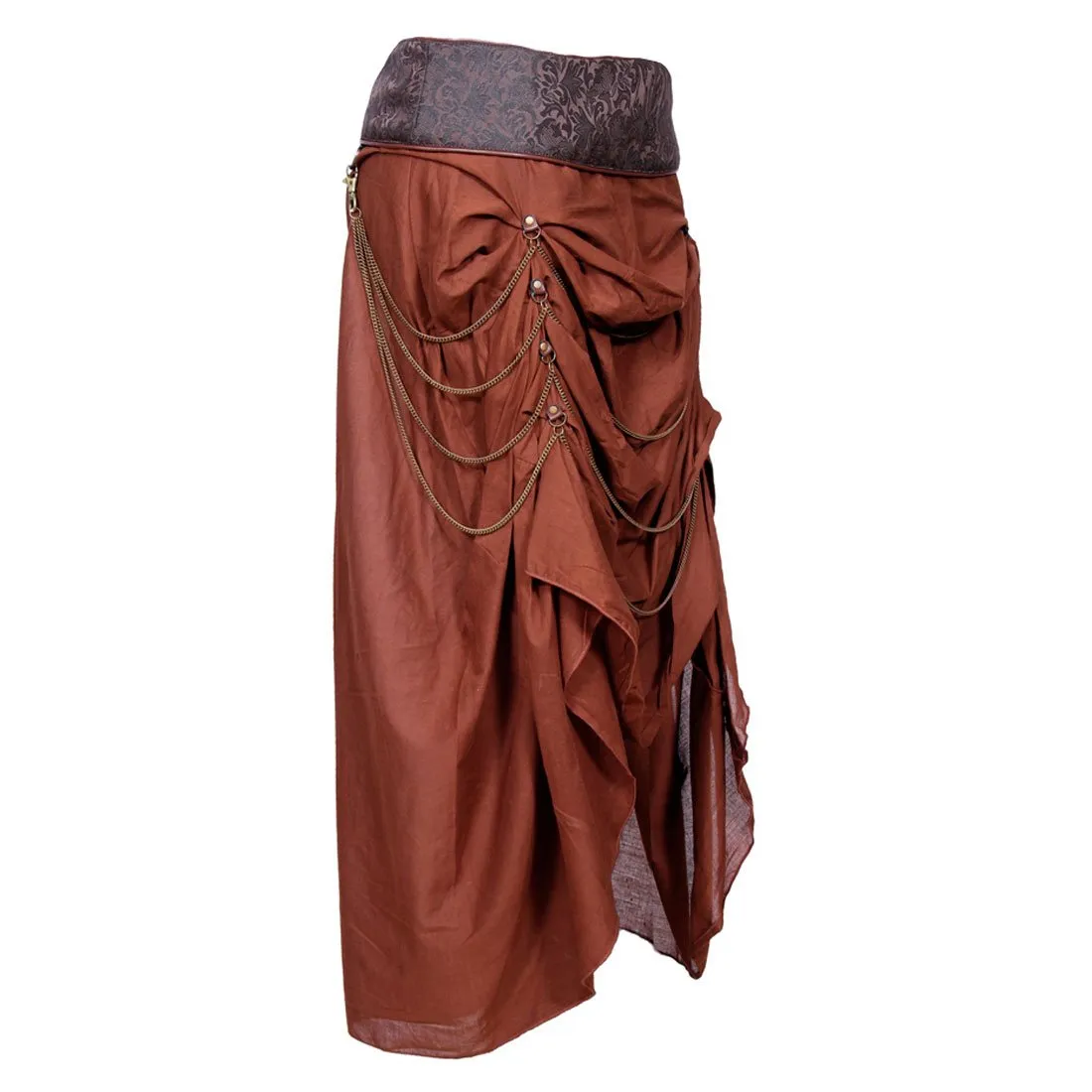 Pinar Cotton Steampunk Skirt