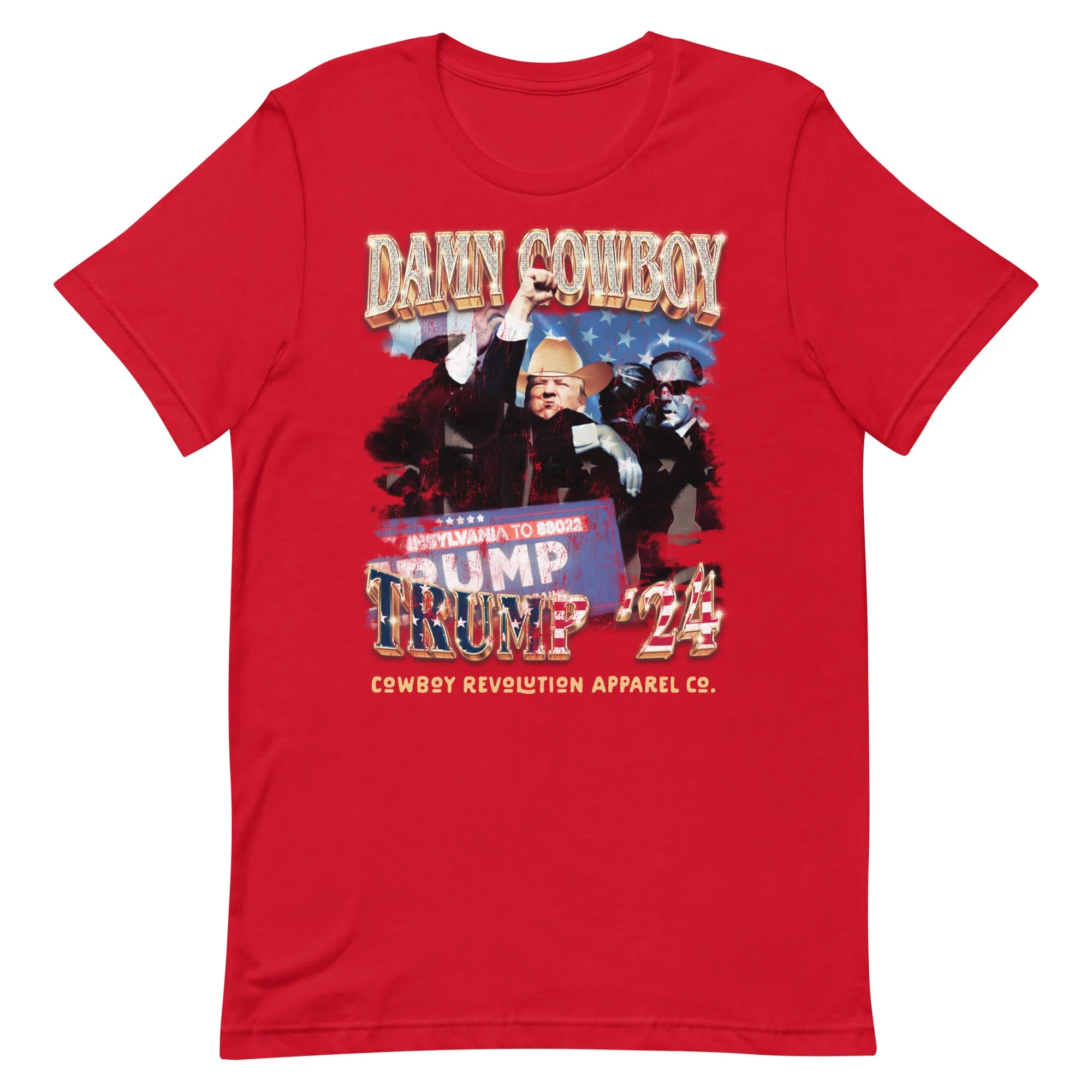 "Cowboy Trump '24" Cowboy Revolution Unisex Tee