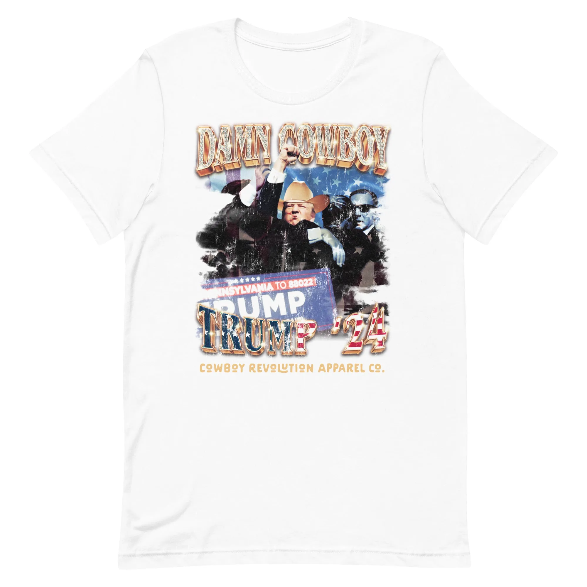 "Cowboy Trump '24" Cowboy Revolution Unisex Tee