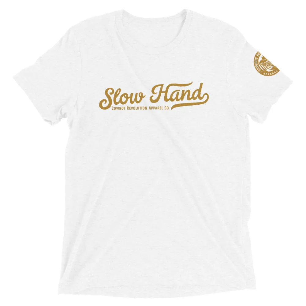 "Slow Hand" COWBOY REVOLUTION SHORT SLEEVE TRI-BLEND TEE