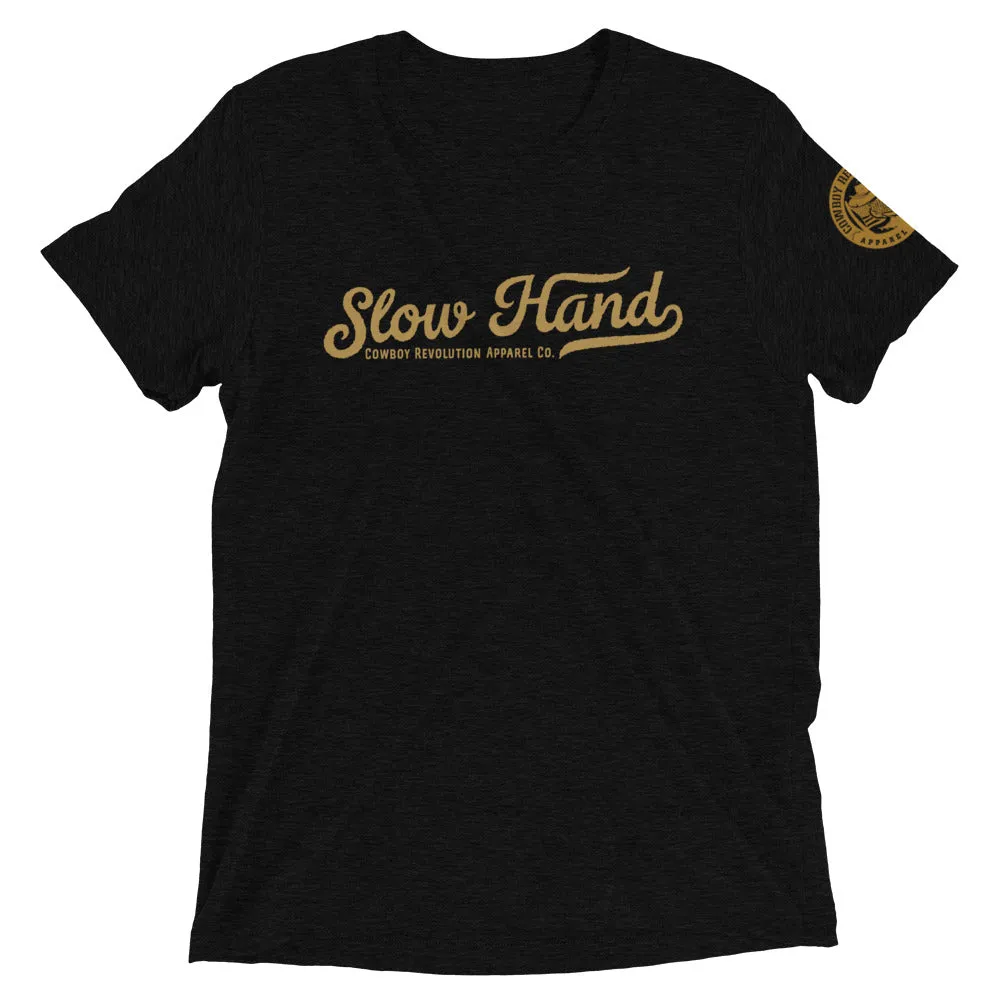 "Slow Hand" COWBOY REVOLUTION SHORT SLEEVE TRI-BLEND TEE