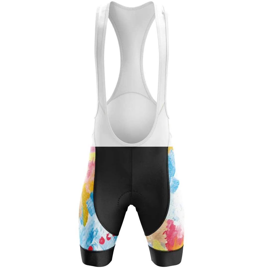 Watercolor Pedal Splash | Men's Short Sleeve Cycling Set