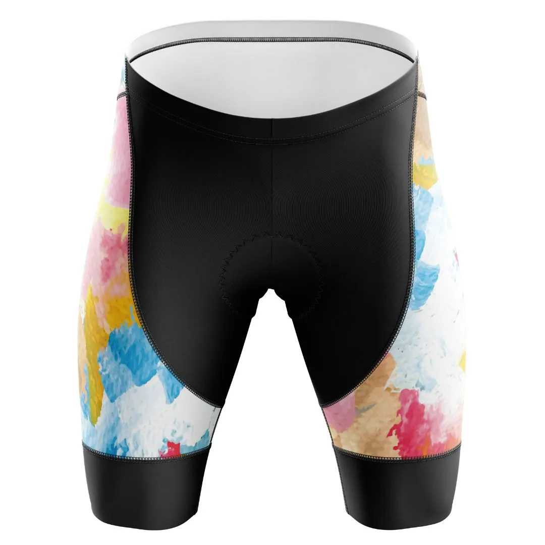 Watercolor Pedal Splash | Men's Short Sleeve Cycling Set