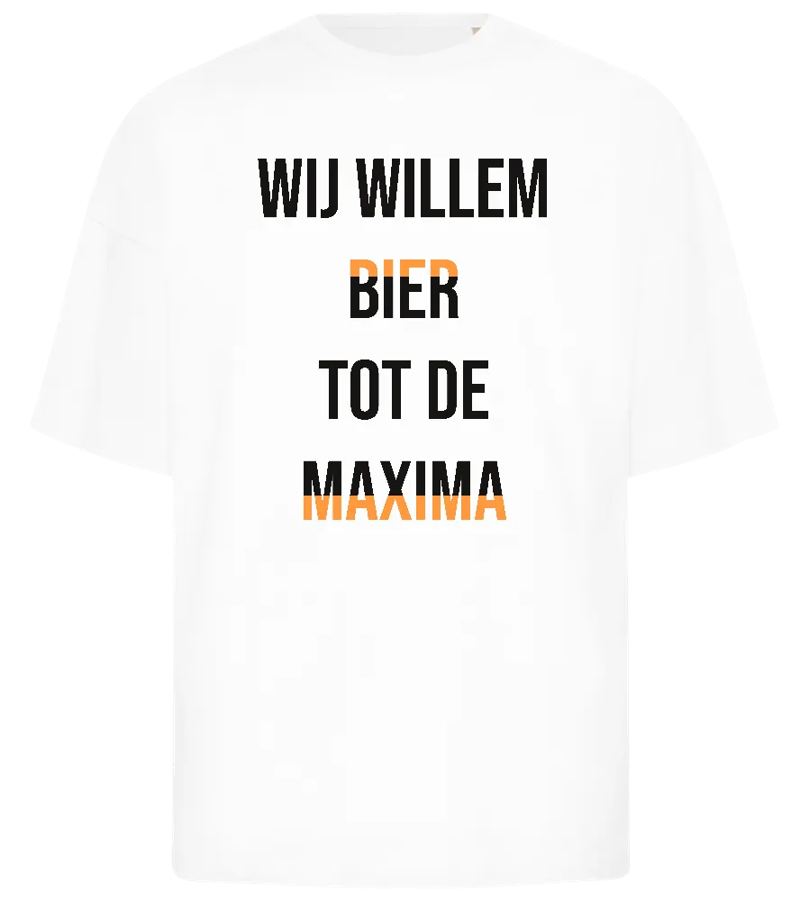 Wij Willen Bier Design - Premium men's oversized t-shirt