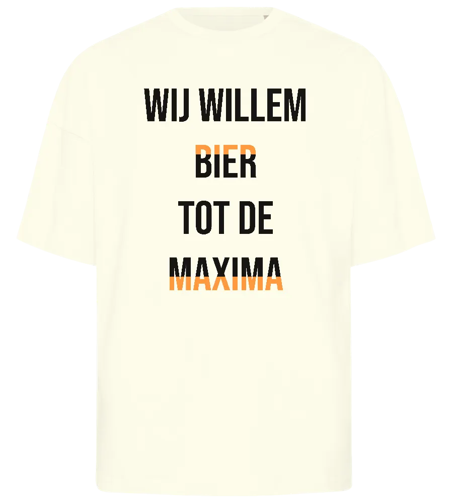 Wij Willen Bier Design - Premium men's oversized t-shirt