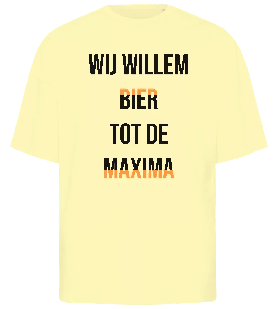 Wij Willen Bier Design - Premium men's oversized t-shirt