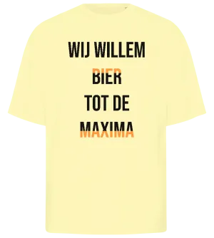 Wij Willen Bier Design - Premium men's oversized t-shirt