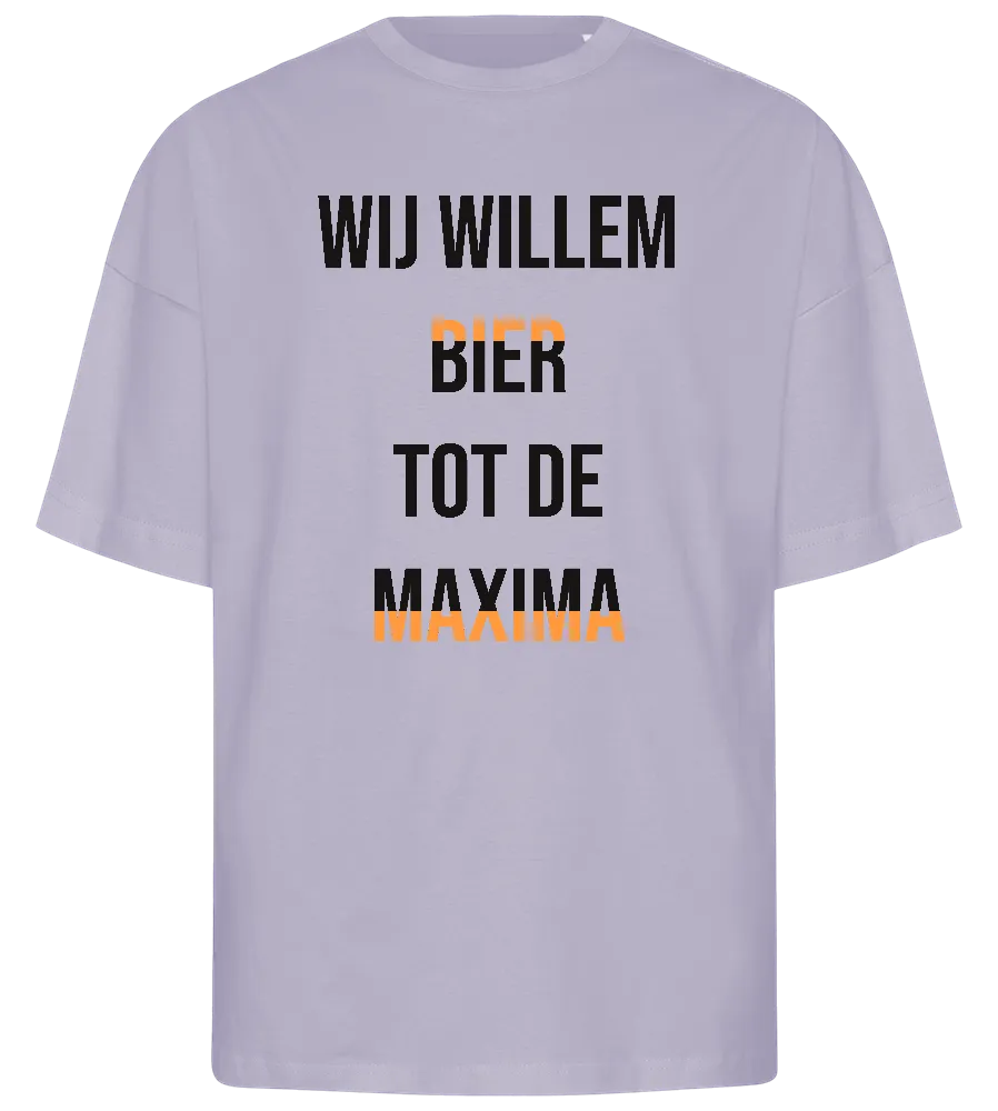 Wij Willen Bier Design - Premium men's oversized t-shirt